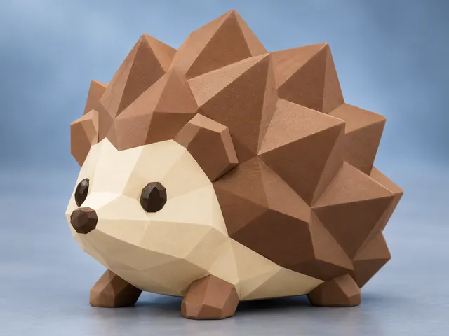 Low Poly Hedgehog