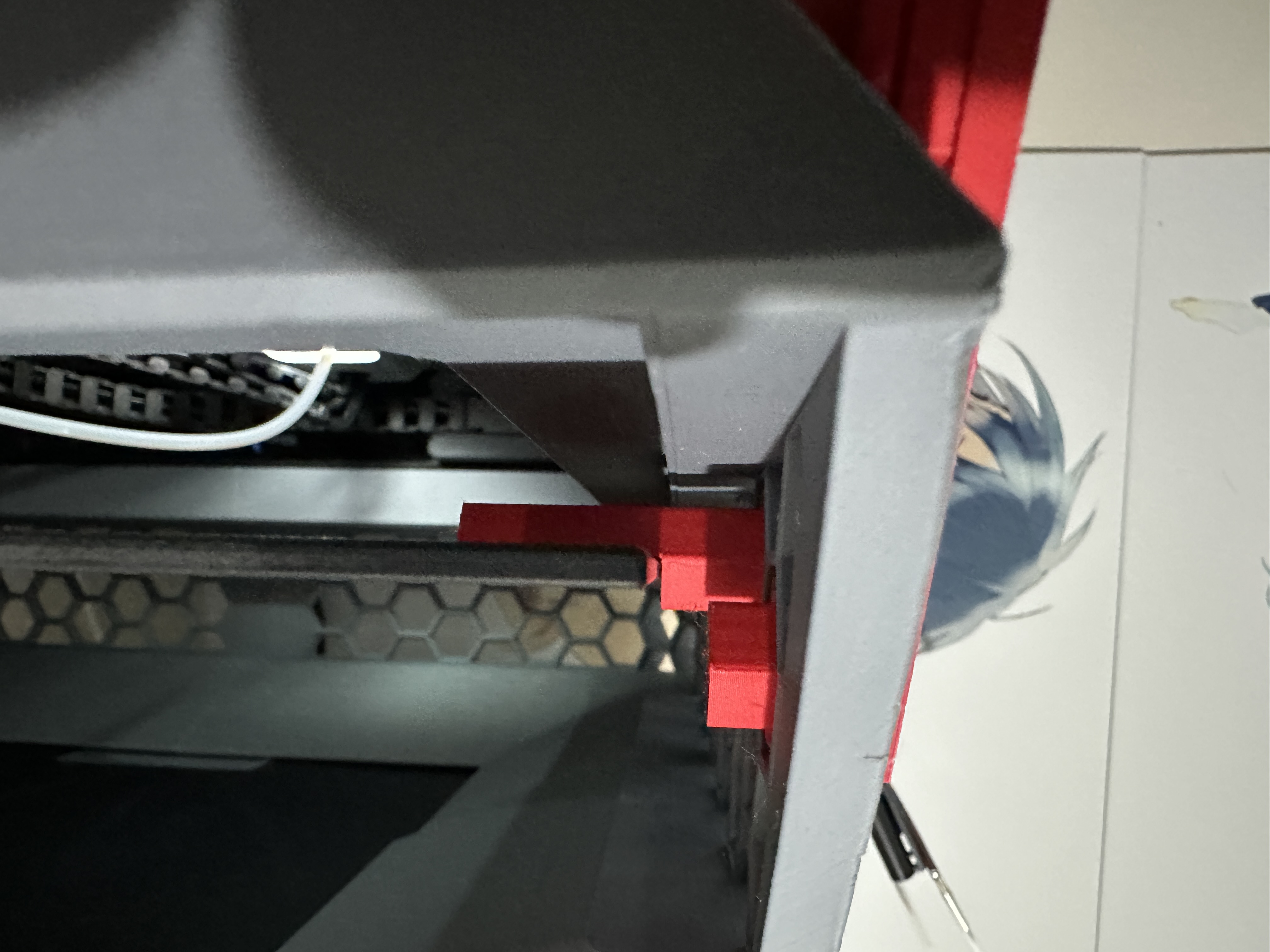 Anti-rattle glass holder for X3D-v2 AMS Riser 3D model thumbnail