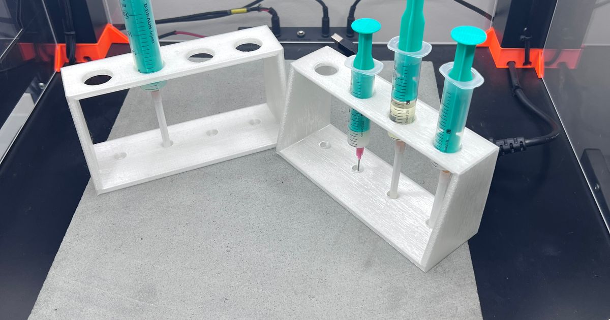 syringe holder by ChristopheP Download free STL model