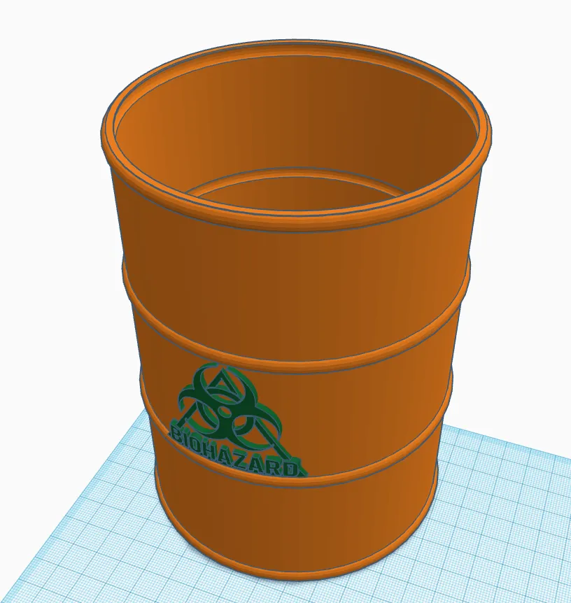Biohazard barrel by Steffen Moeller | Download free STL model ...