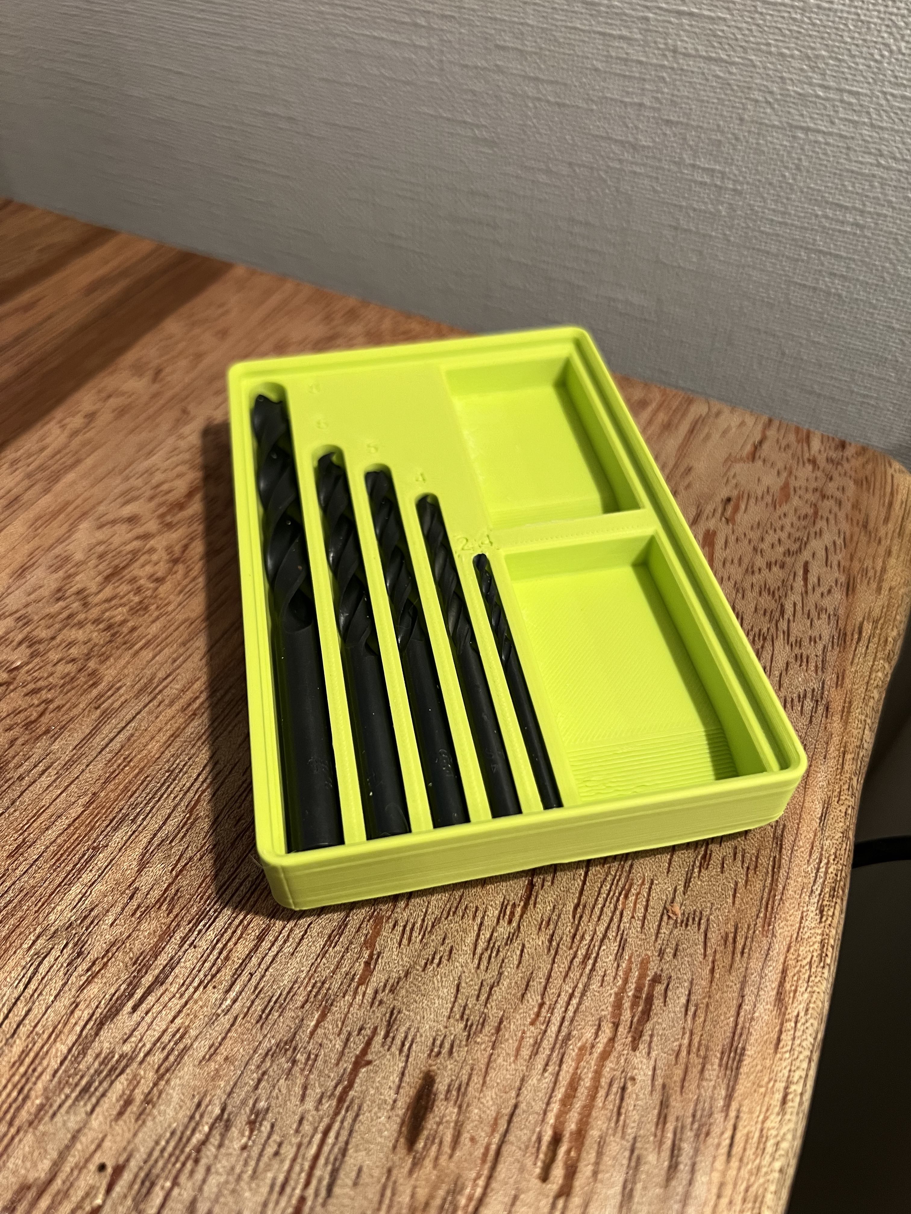 Miniatura 3 do modelo 3D Gridfinity Drill bit tray