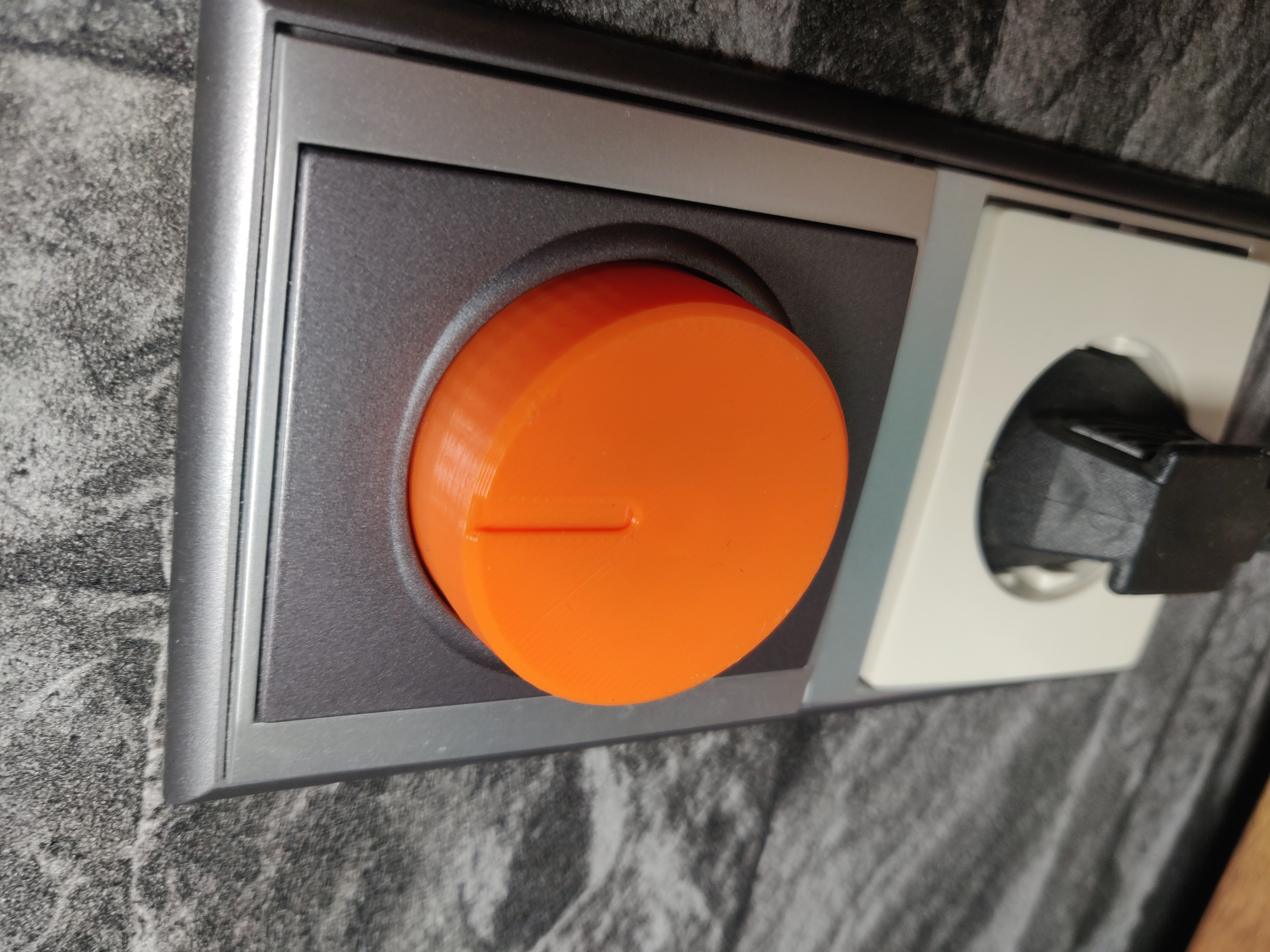 Miniatura 4 do modelo 3D Wheel for light switch Dimmer (requires threaded inserts)
