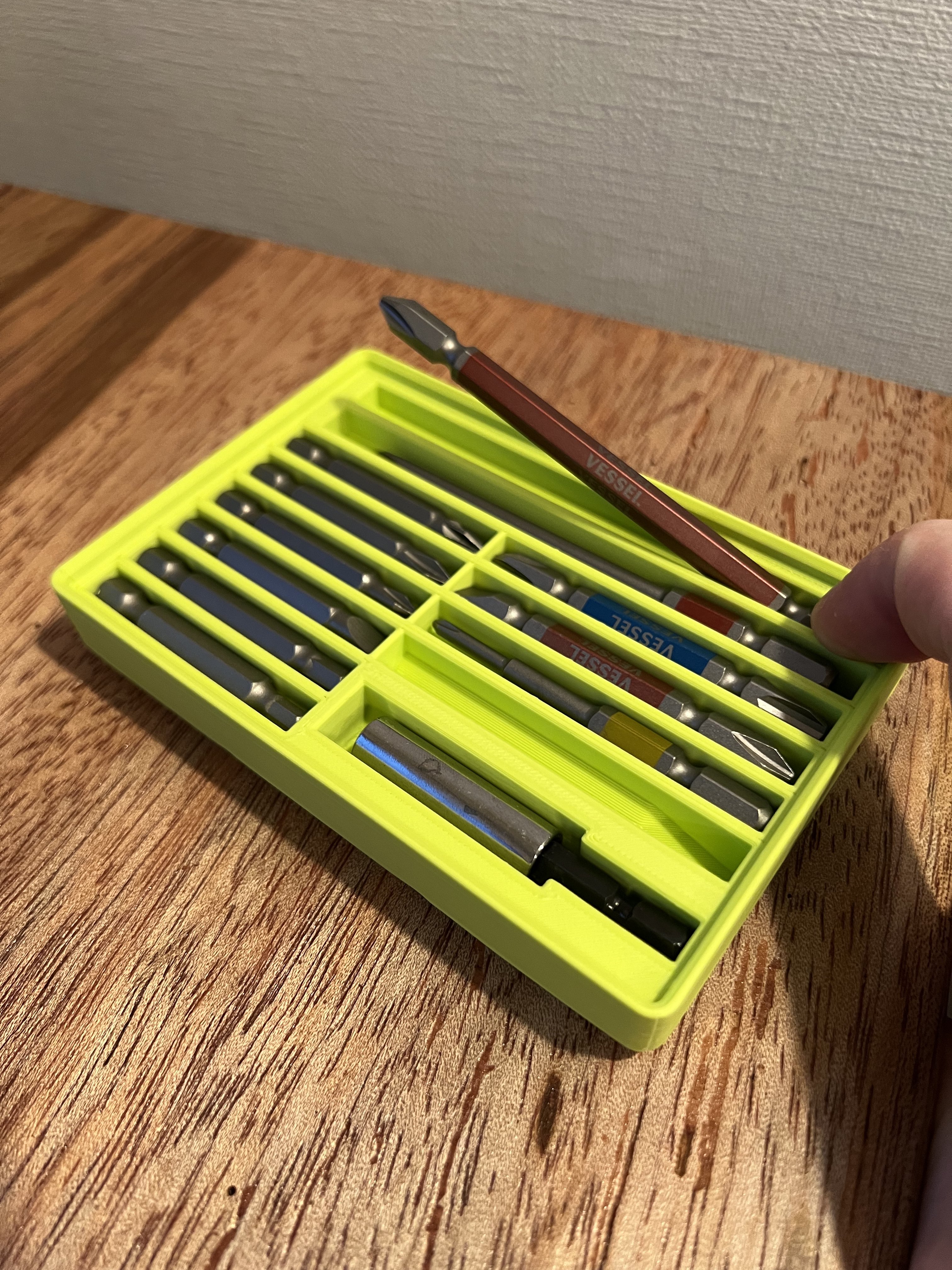 Gridfinity Screwdriver Bit tray