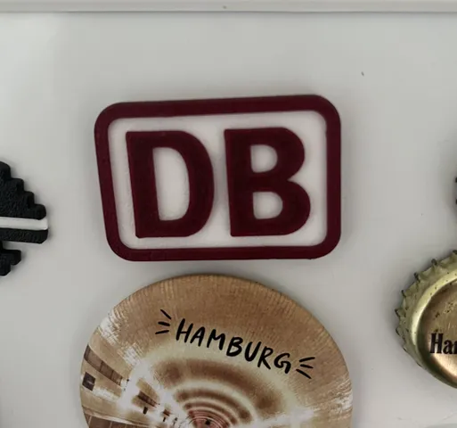 Deutsche Bahn fridge magnet