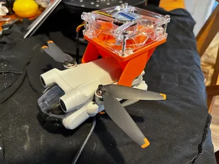 3D Printed DJI mini 2 battery holder (3 batteries) – Smart Reefing