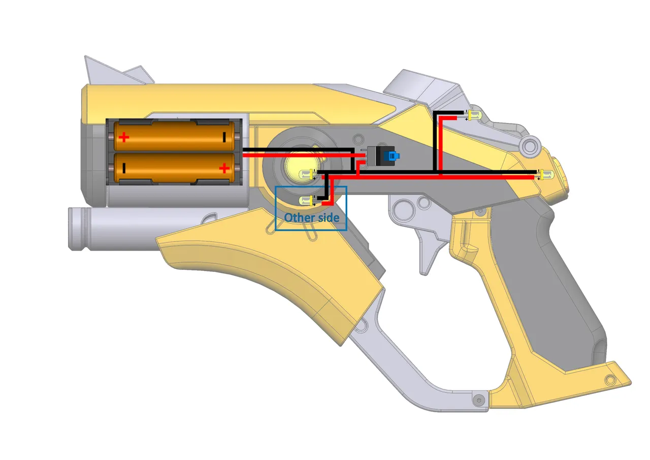 Mercy Blaster Devil Skin - Overwatch - Printable 3d model - STL files by  MakerLab | Download free STL model | Printables.com