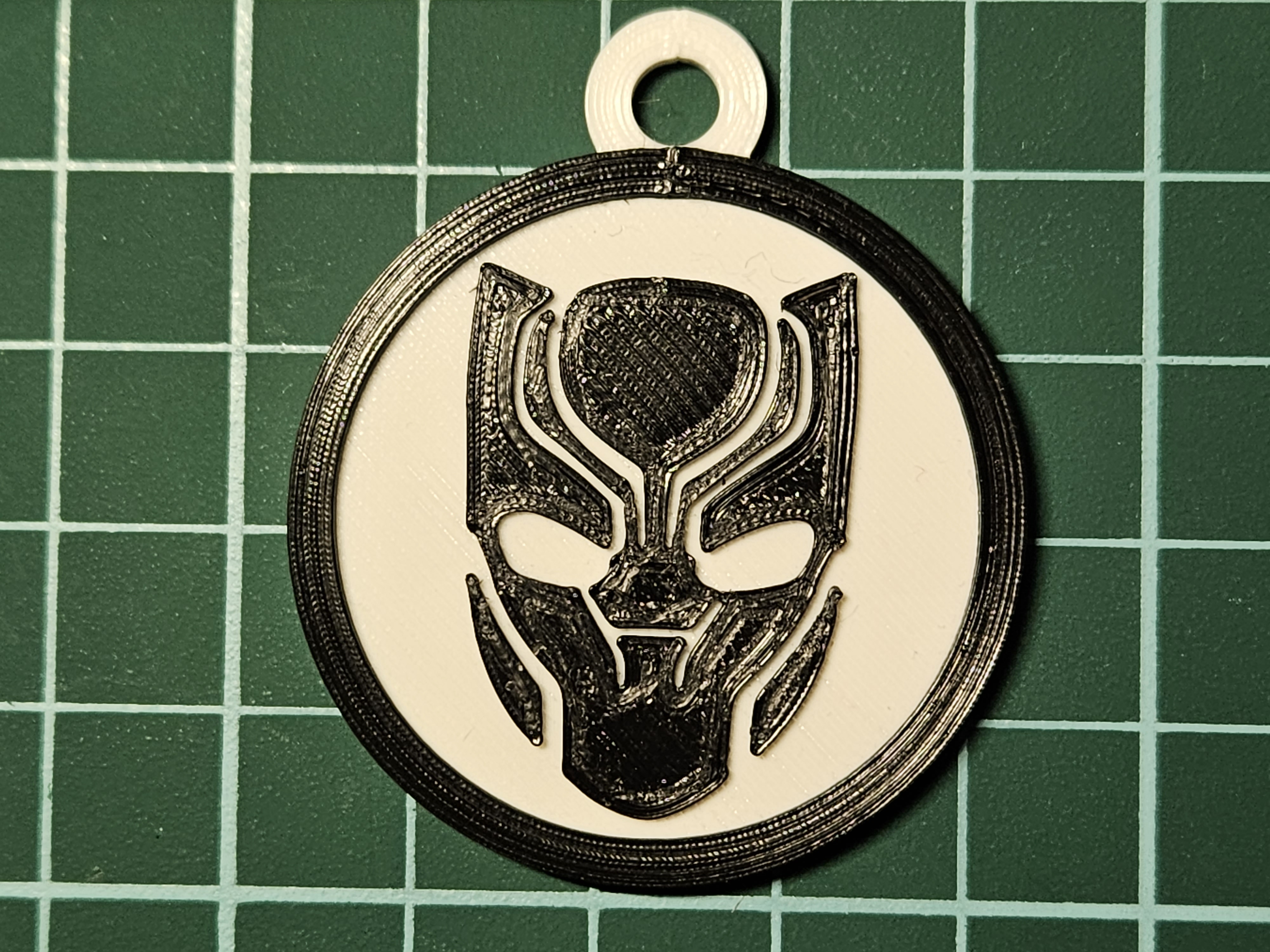 Marvel Llavero Logo Pantera Negra (Black Panther)