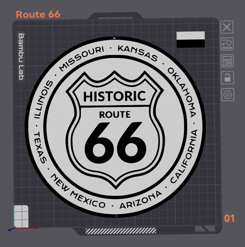 Route 66 by wizard7741 | Download free STL model | Printables.com