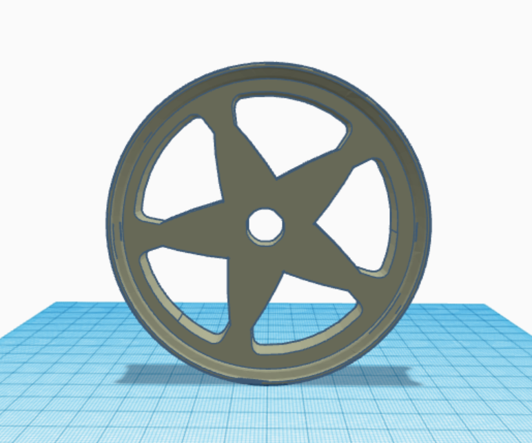 MOTORCYCLE WHEEL CLASSIC DESIGN by Engineering Projects | Download free STL model | Printables.com