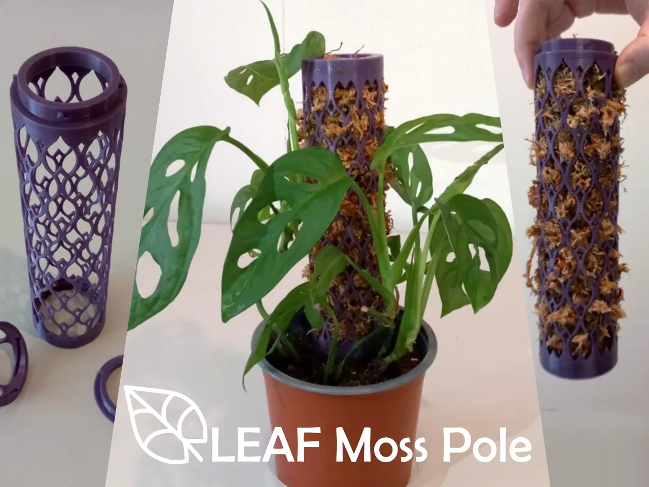 LEAF Moss Pole by PetrK, Download free STL model