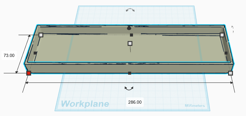 Snapmaker U1 Bottom Tray - Slightly Narrower