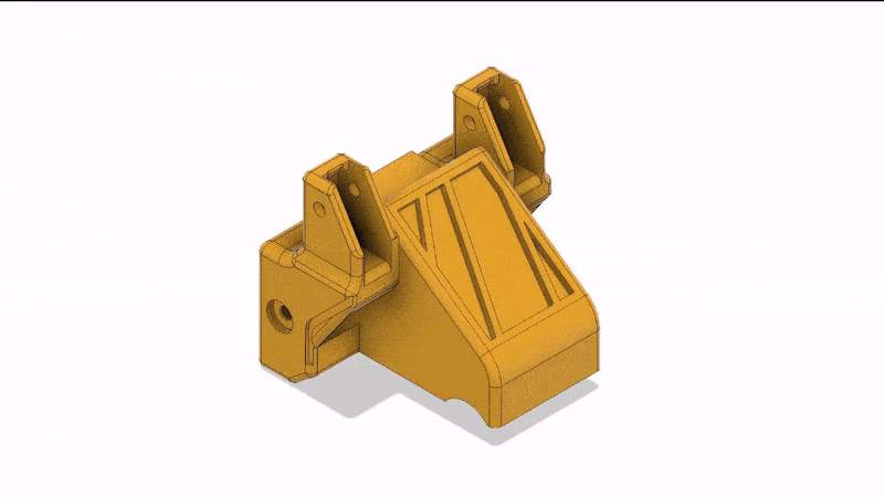 Miniatura 11 do modelo 3D Yellow Front Loader with Movements