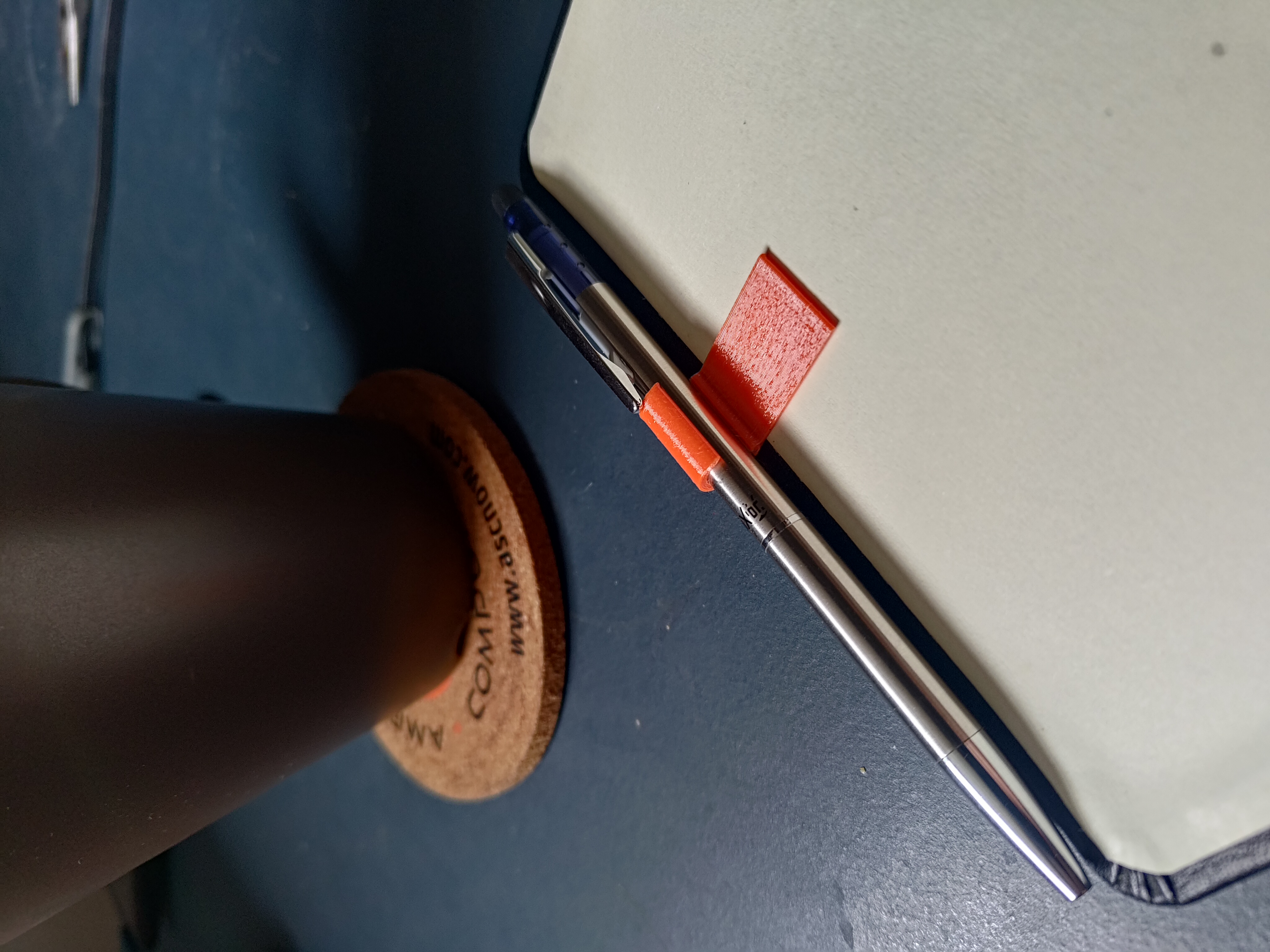 Holder of Pilot FriXion Ball Slim Biz to Notebook
