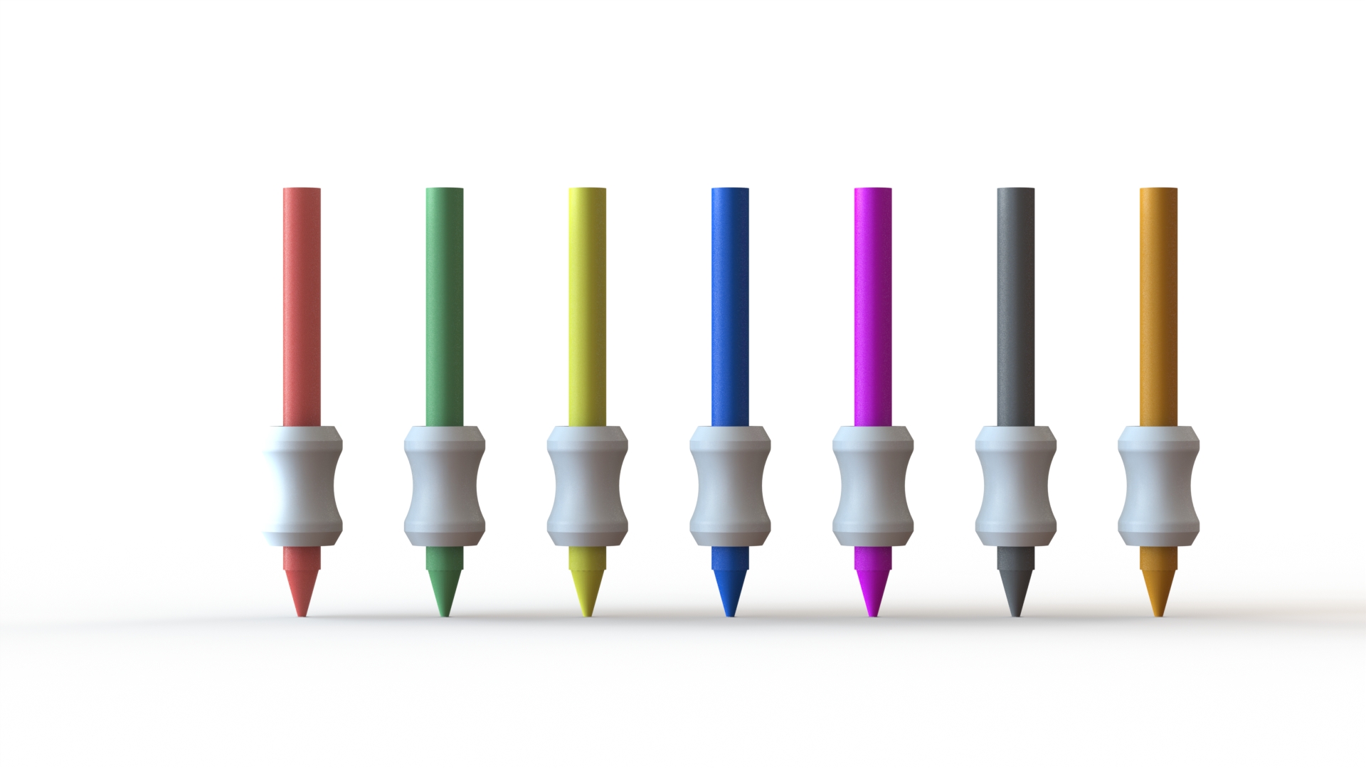 Wax pencil finger grip