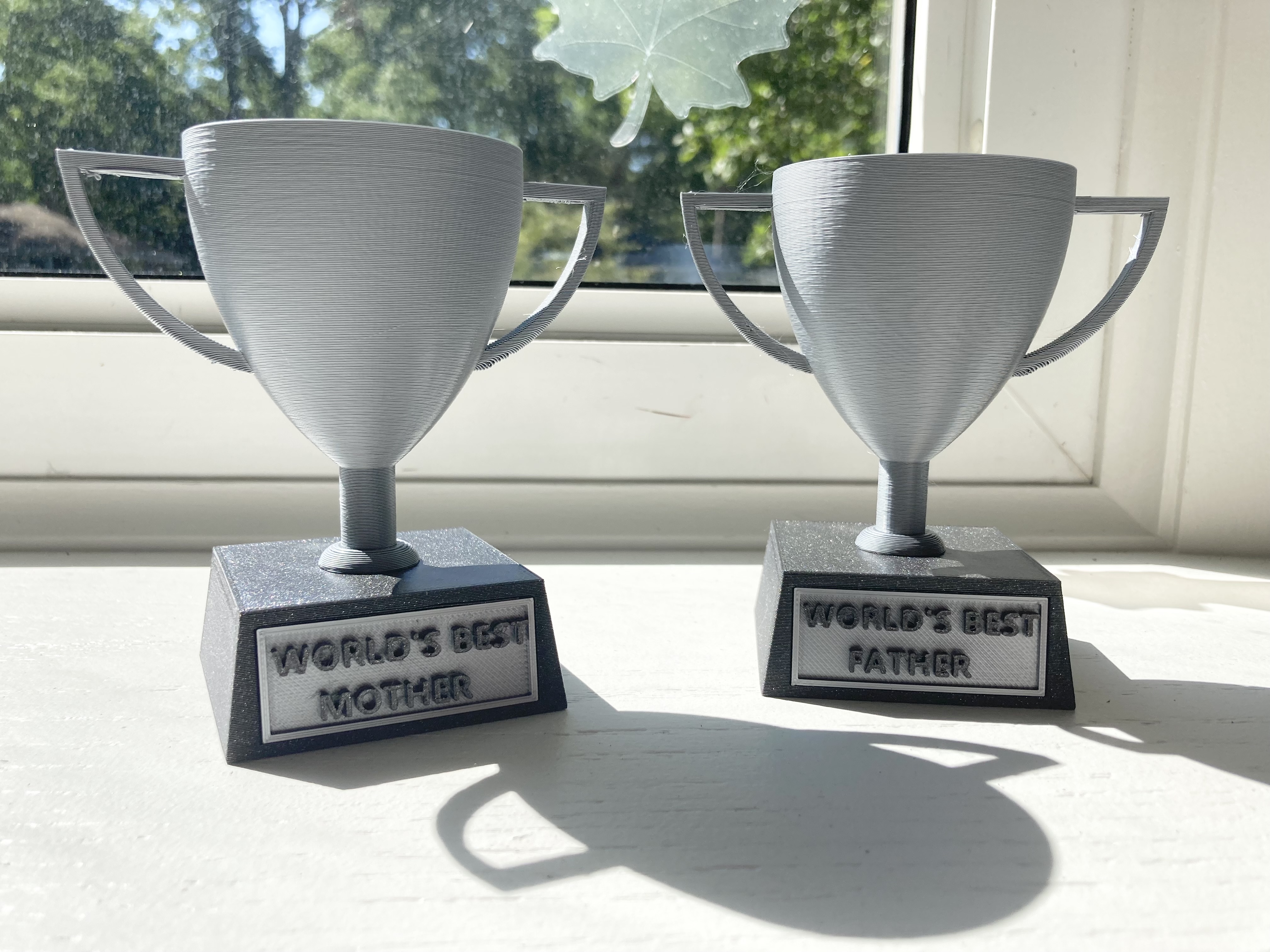 Trophy and Customizable Plaque