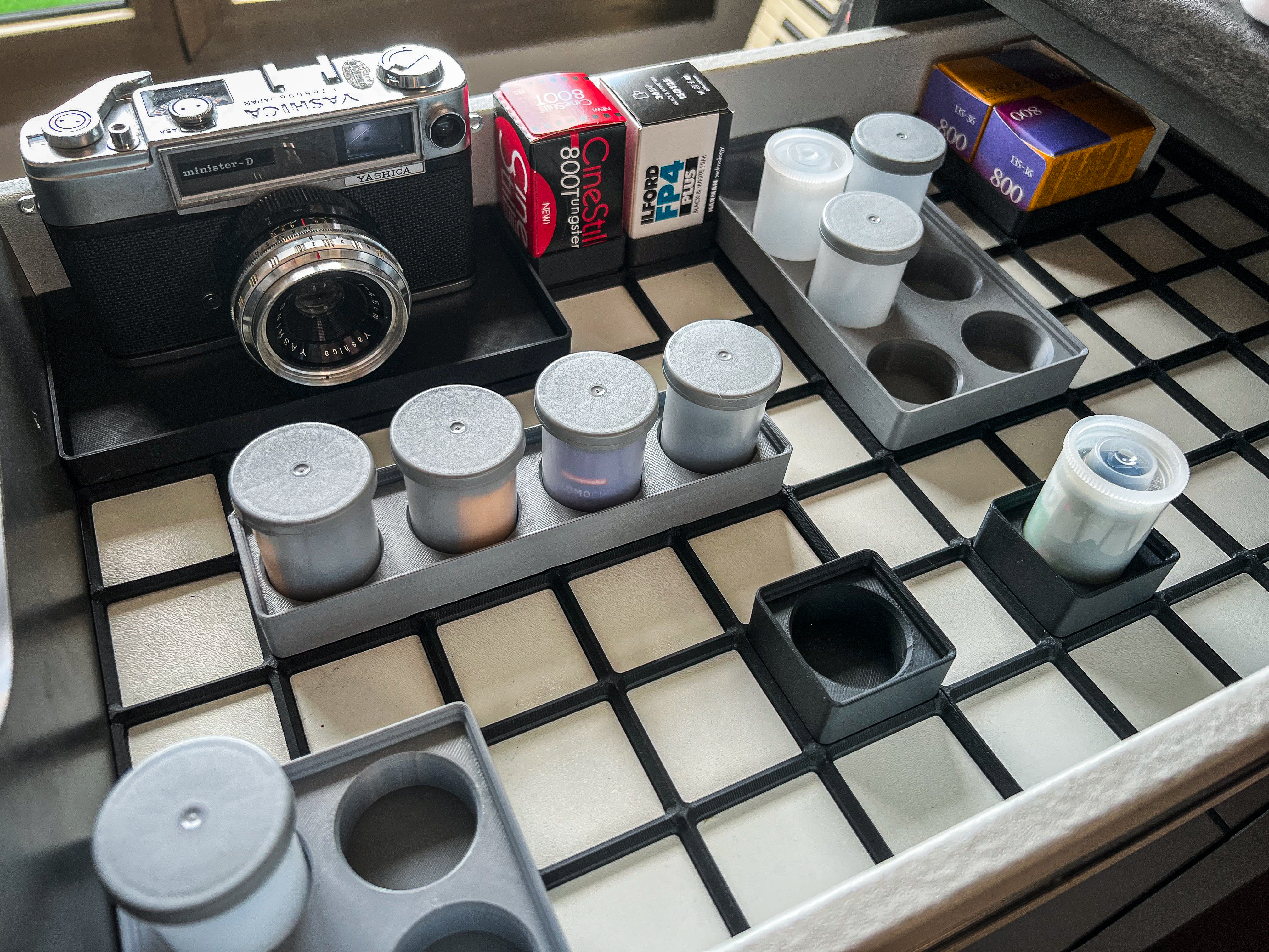 GridFinity Film Canister Pack for Photographers