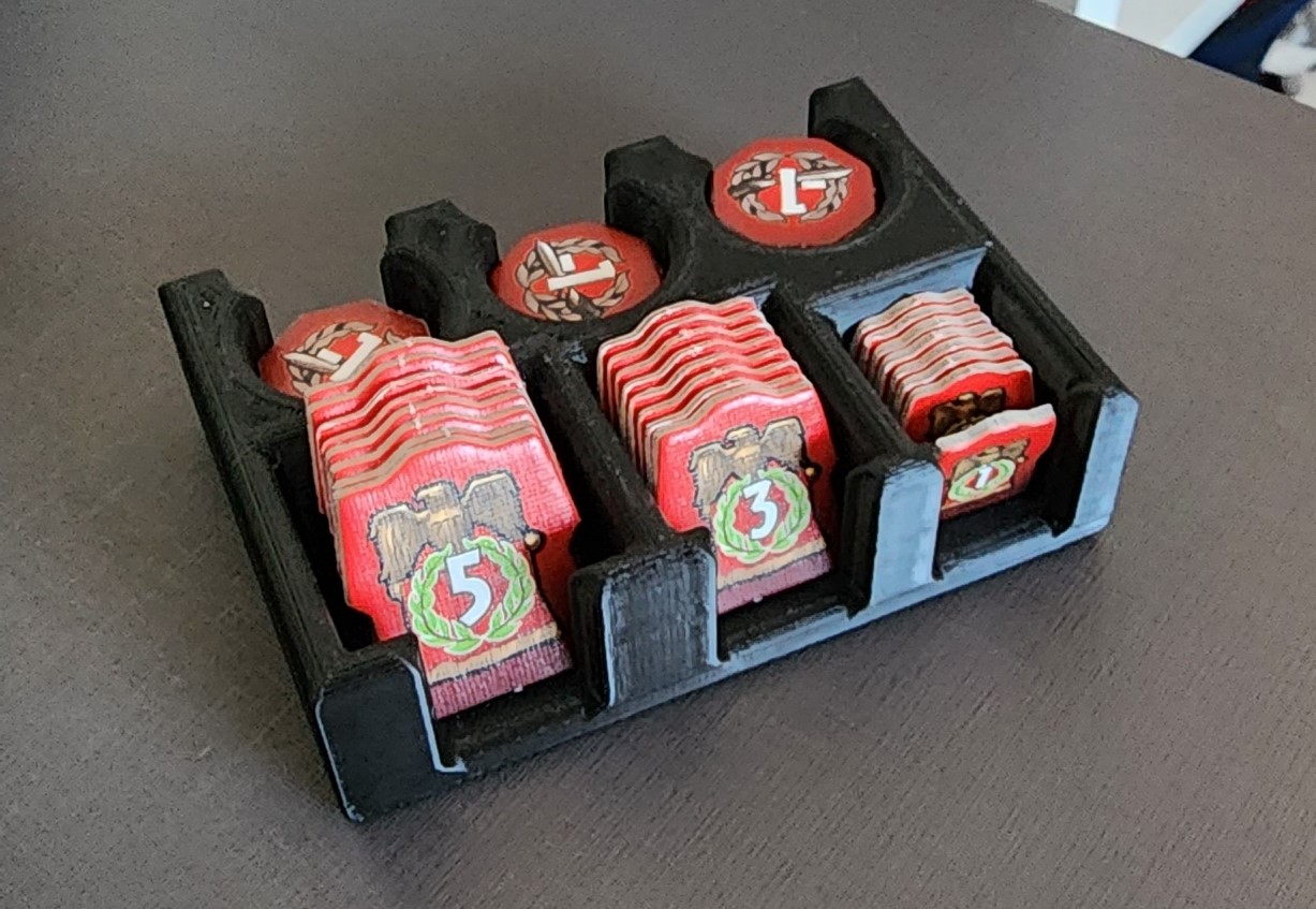 7 Wonders Military Conflict tokens holder