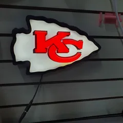 Free 3D file Kansas City Football Team Arrowhead Logo Remix Lamp 🏙️・3D  printing idea to download・Cults