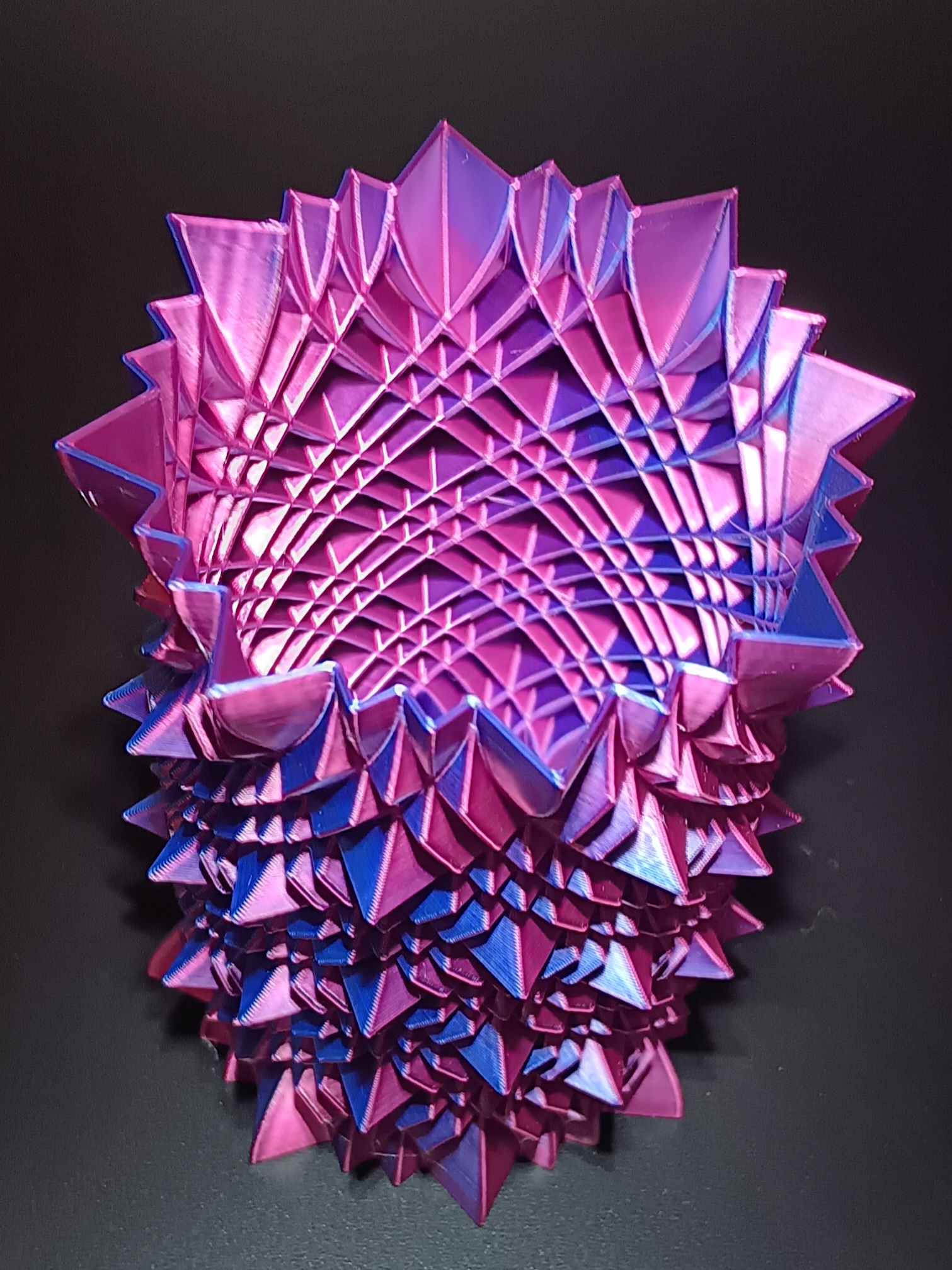 Spiky pen cup by hexaxis3d download free stl model printables