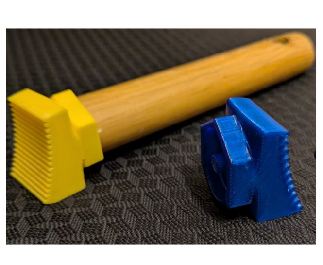 Backing Tool Head for Bookbinding 3D model