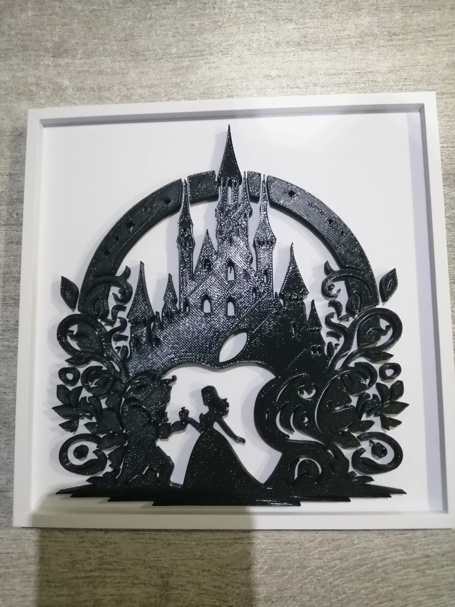 cadre belle et la bête