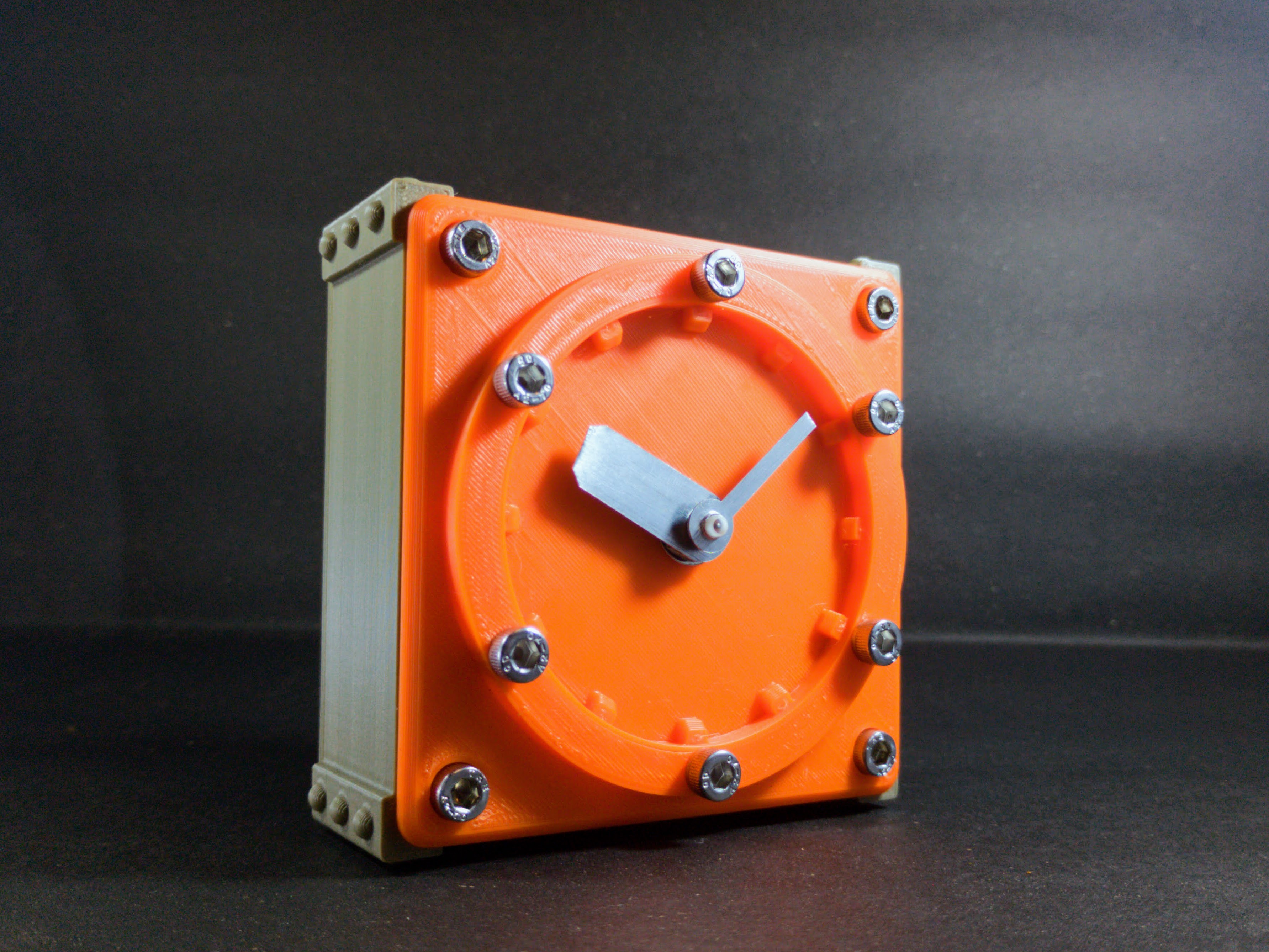 Industrial Style Desk Clock 2