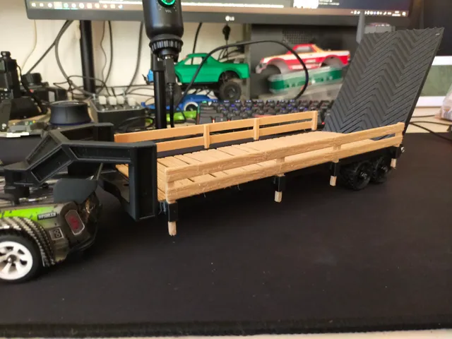 Rc scale model trailer