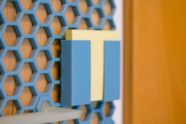 Honeycomb sticky note holder 3 versions