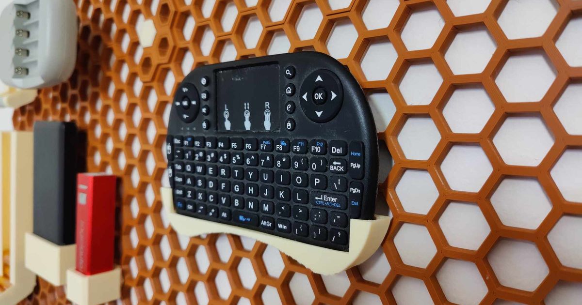 HSW Mini wireless keyboard holder by Bambo Download free STL model
