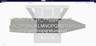A full set of 3D letters and characters in Arial Font