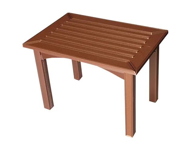 Realistic wooden table