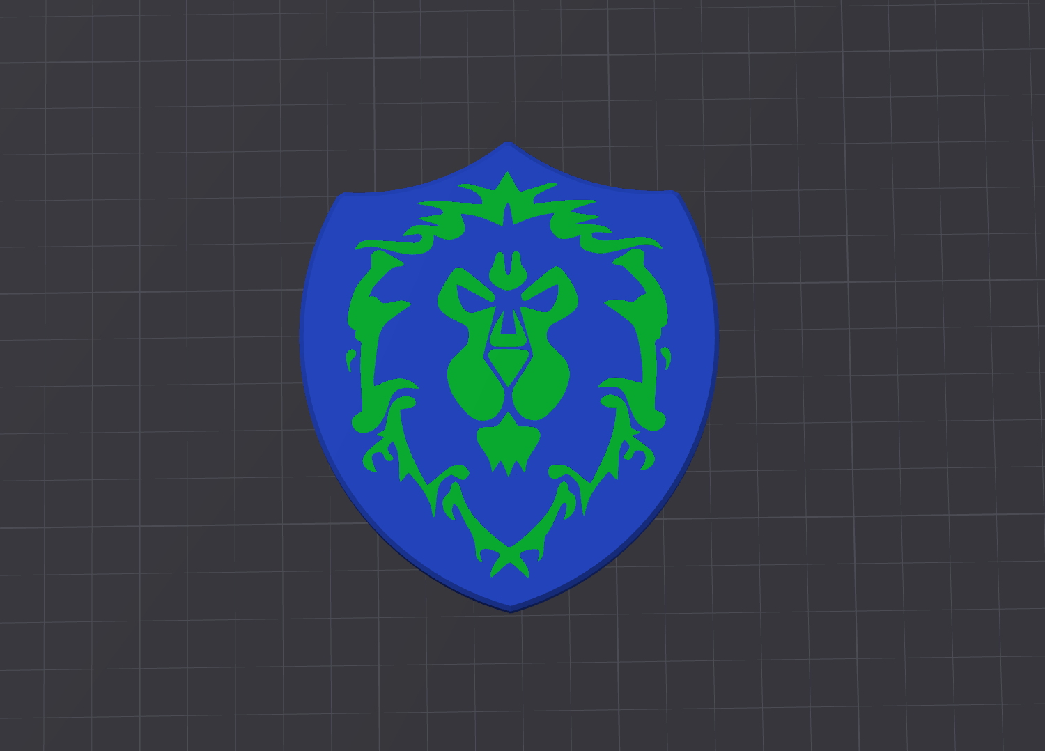 World of Warcraft Alliance Shield Coaster (Multimaterial)