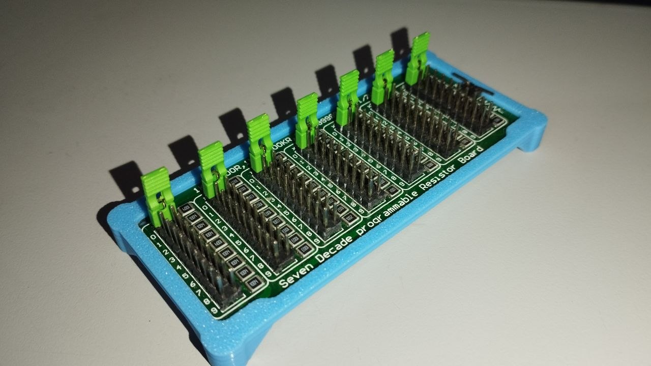 Seven DecadeProgramabel Reistor Board Case