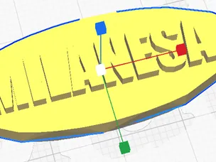 "Milanesa" keychain