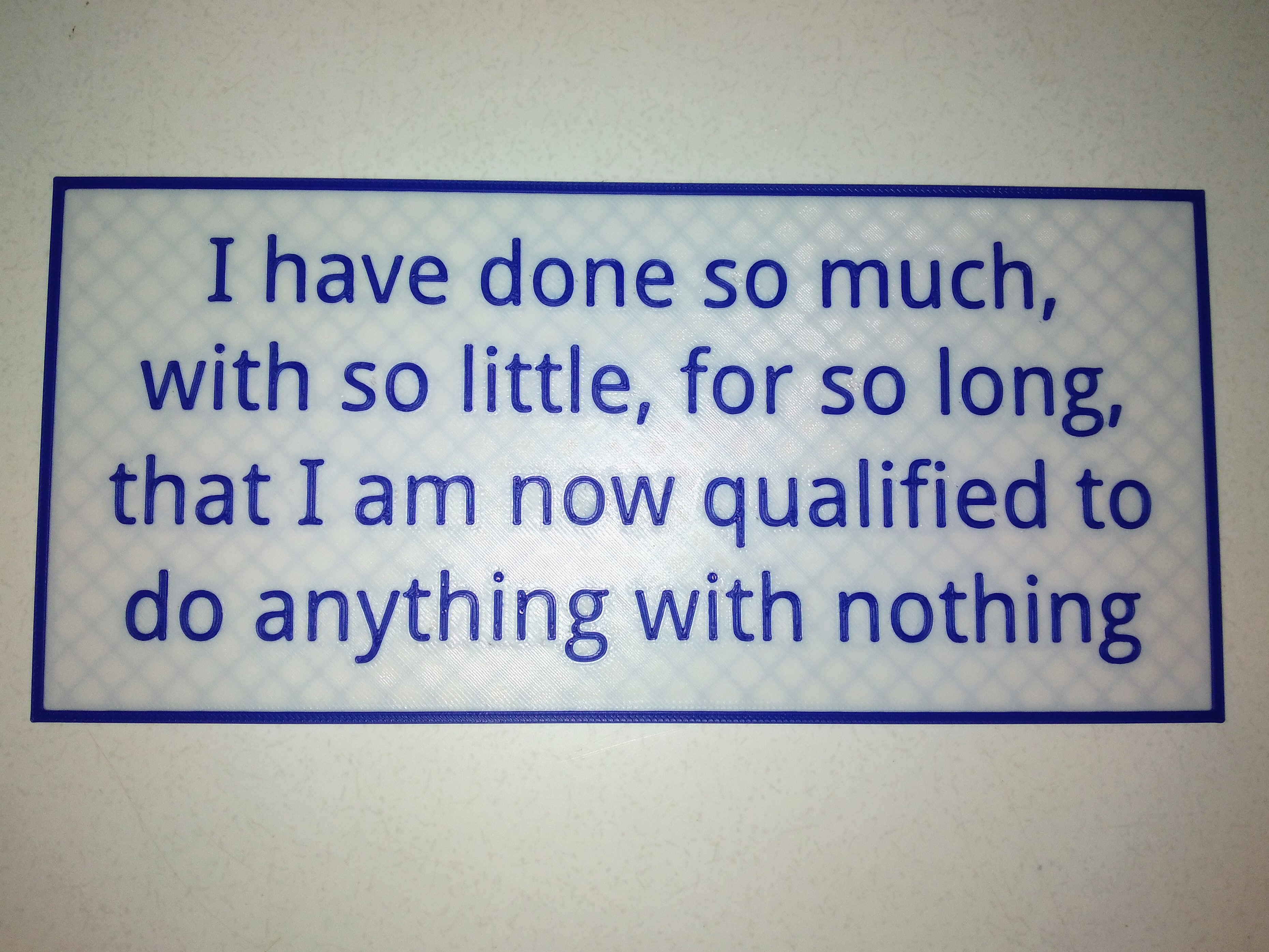 Statement of Qualification