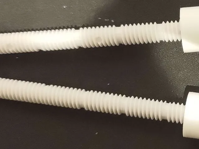 M8 w/1.25 thread push rod extension for toilet flushing buttons