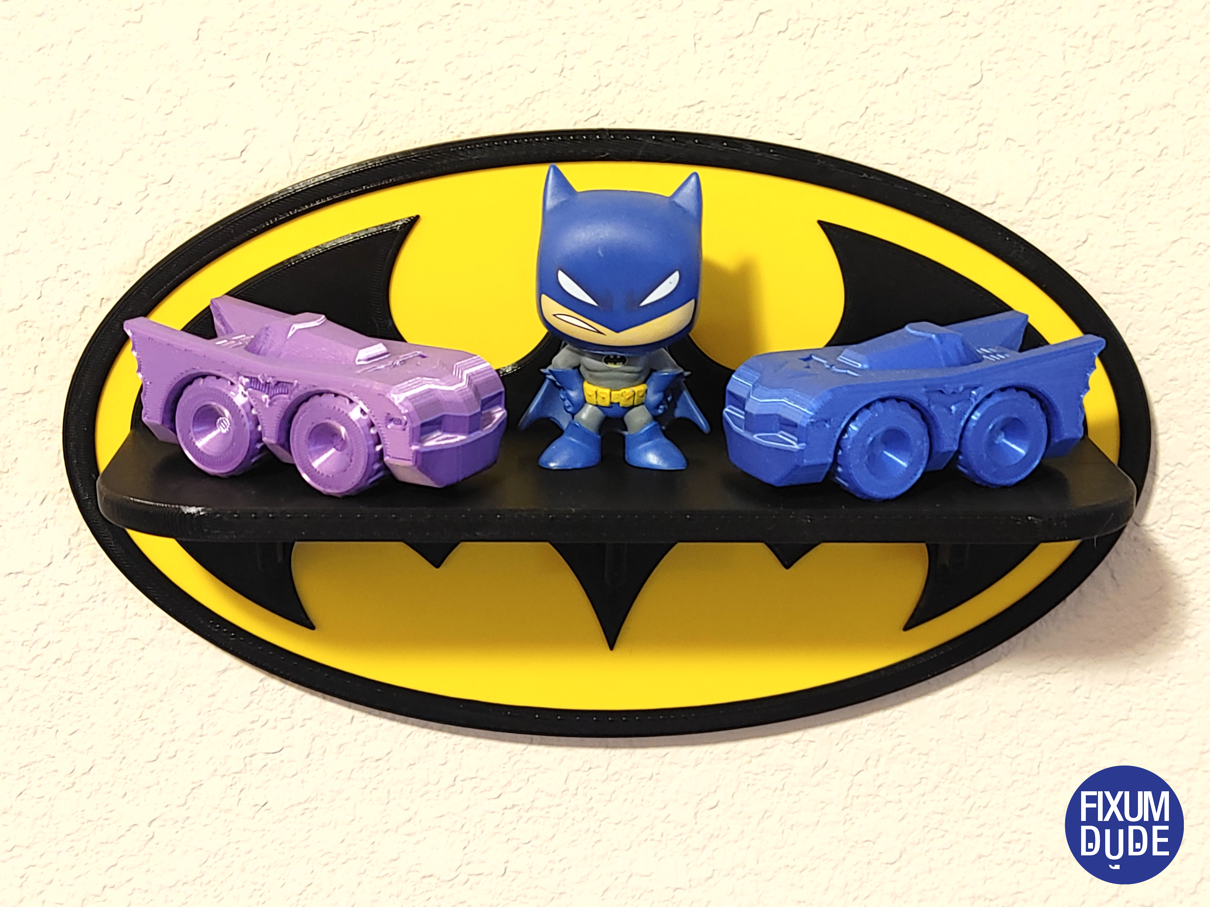 Batman Yellow Oval Bat Symbol Shelf