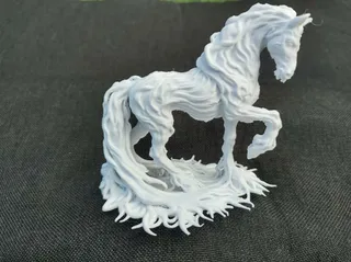 Vein-wood Fantasy Stallion with Adult Detail Finish