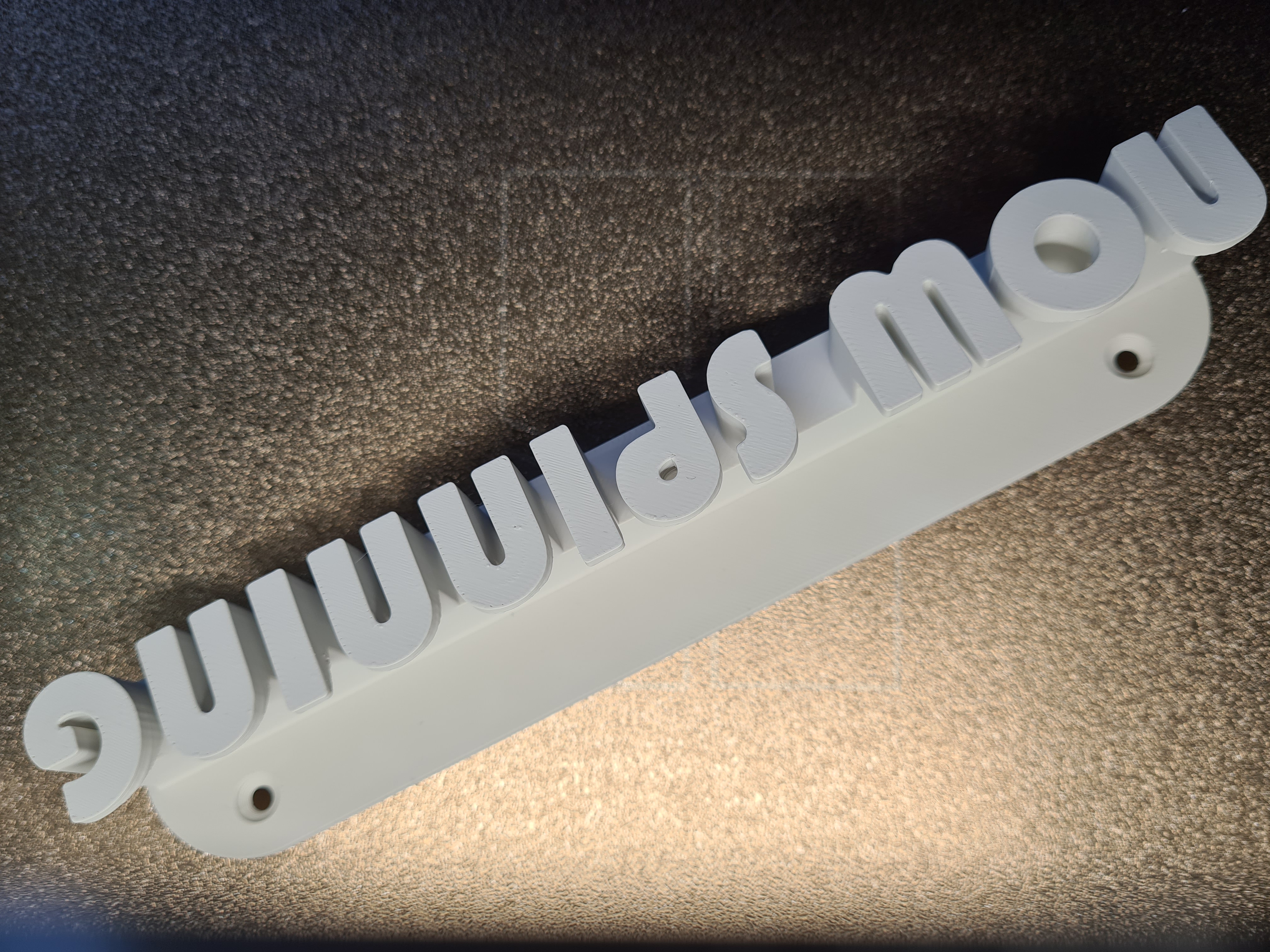 "Now Spinning" Record Display Shelf (Screw-Mount)