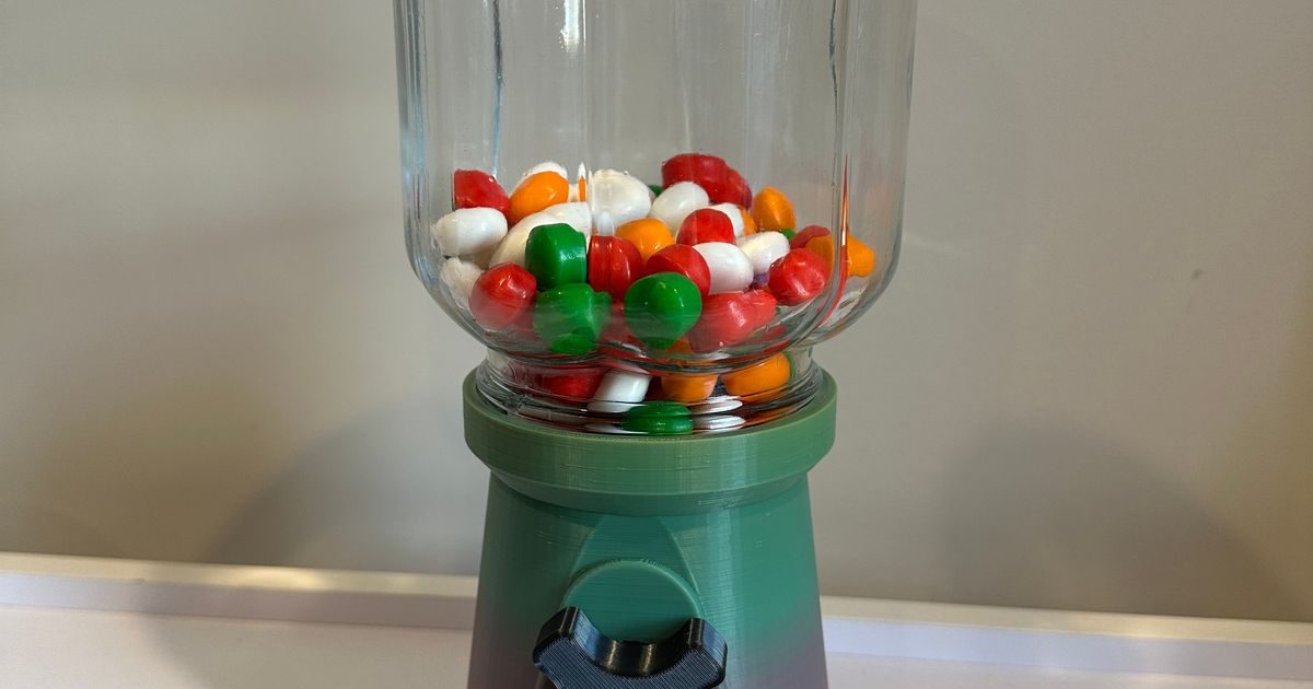 Kmart Jar Candy Machine by Felipearb Download free STL model
