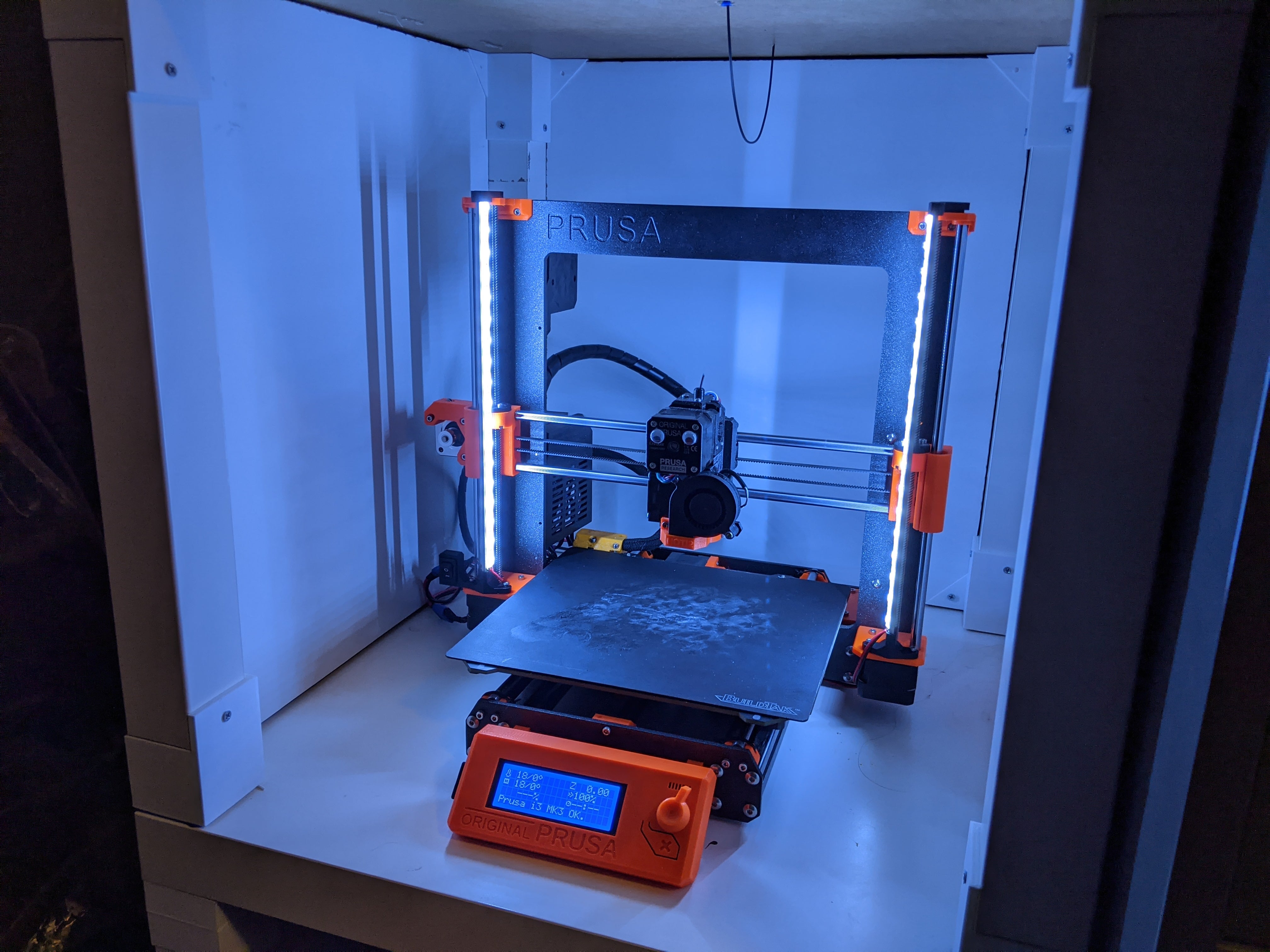 Vertical Prusa i3 Mk3/Mk3s Lights