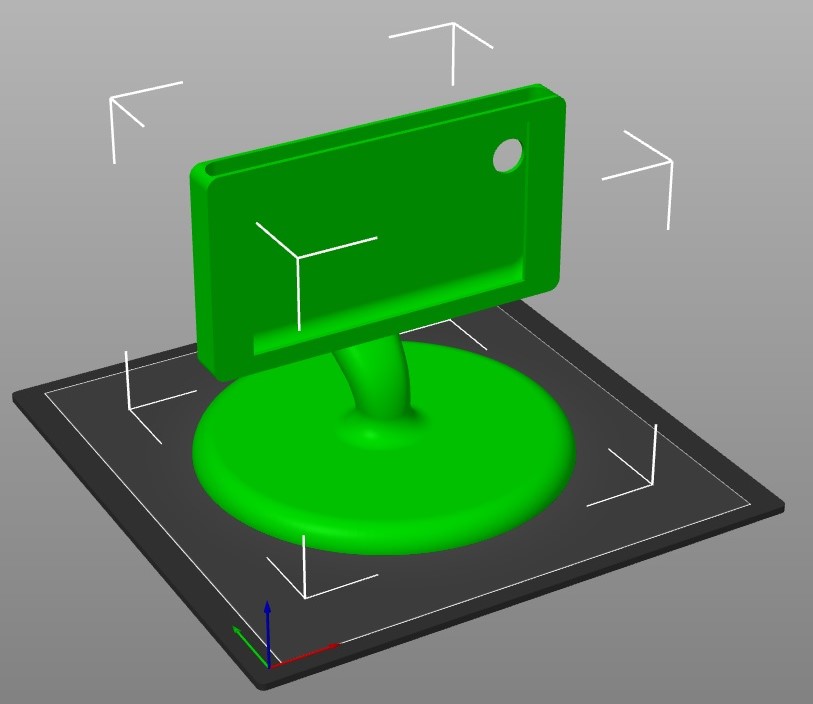 Stand for Galaxy Note II (as a night clock) by Marek Wojnowski