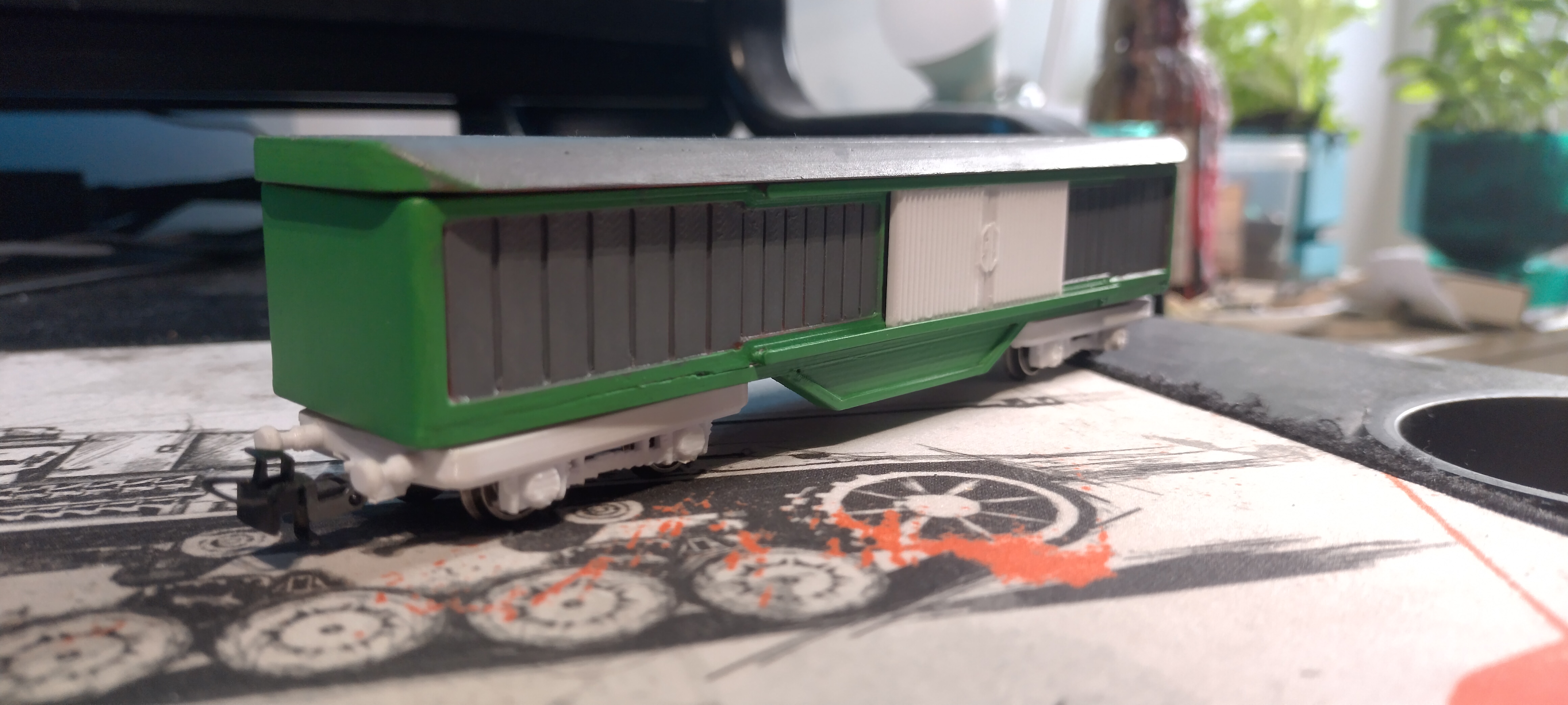 Easy to Print sliding door boxcar H0 1:87
