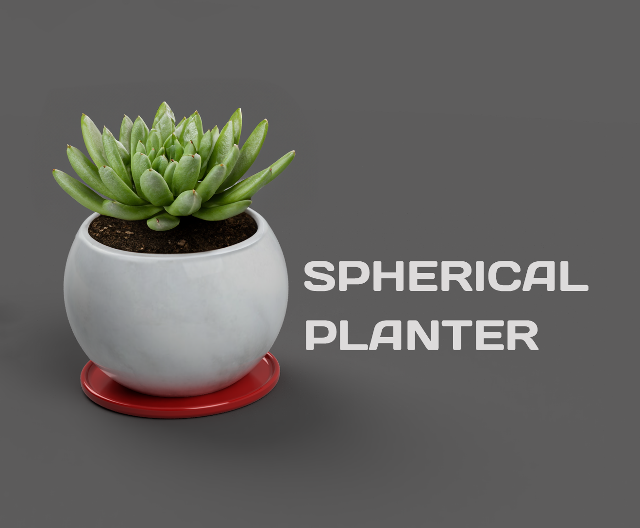Spherical planter