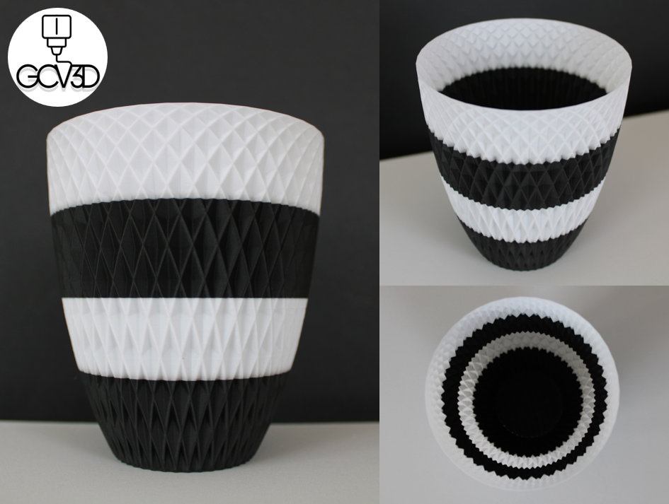 Stylish Tetrahedron Vase V2