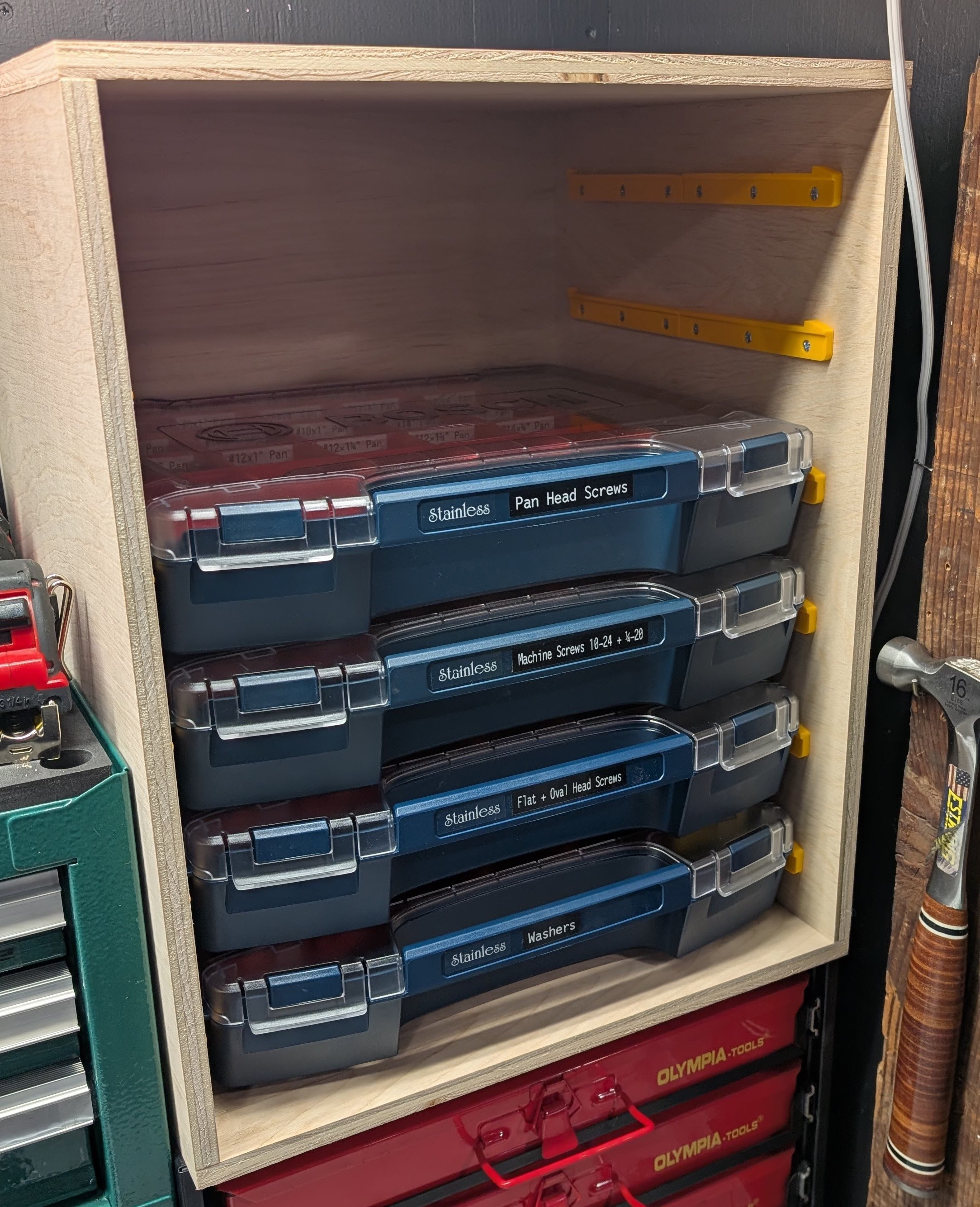 Bosch / Sortimo i-Boxx Split Rails - remix for #6 screws