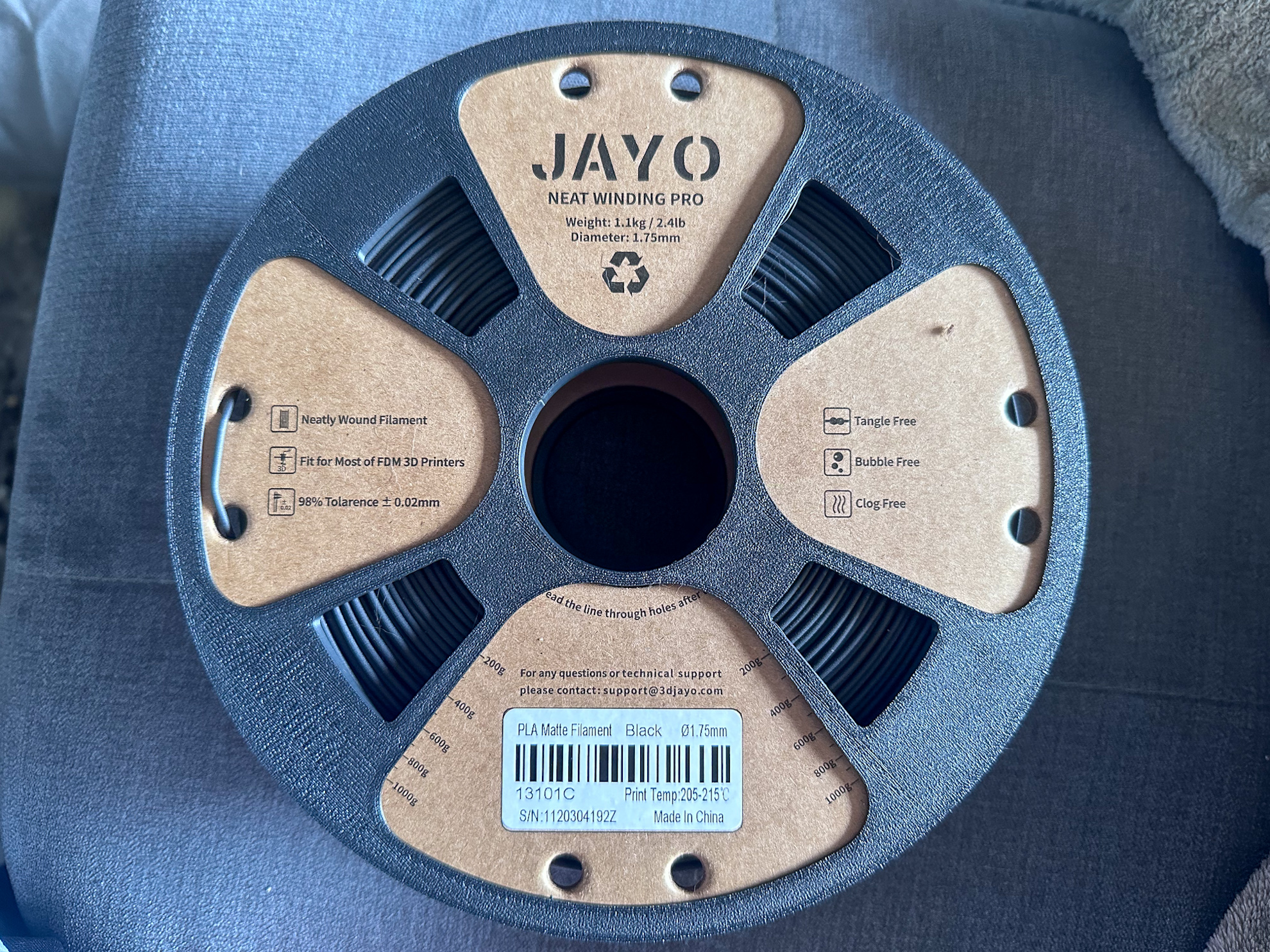 JAYO Cardboard Spool Adapter for AMS