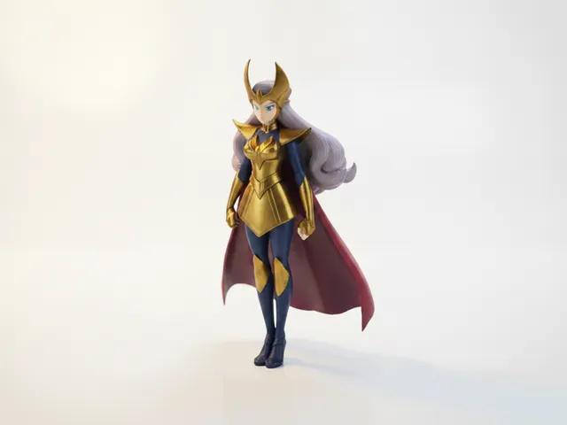 Shen Ra Fantasy Character Figurine 3D Printable