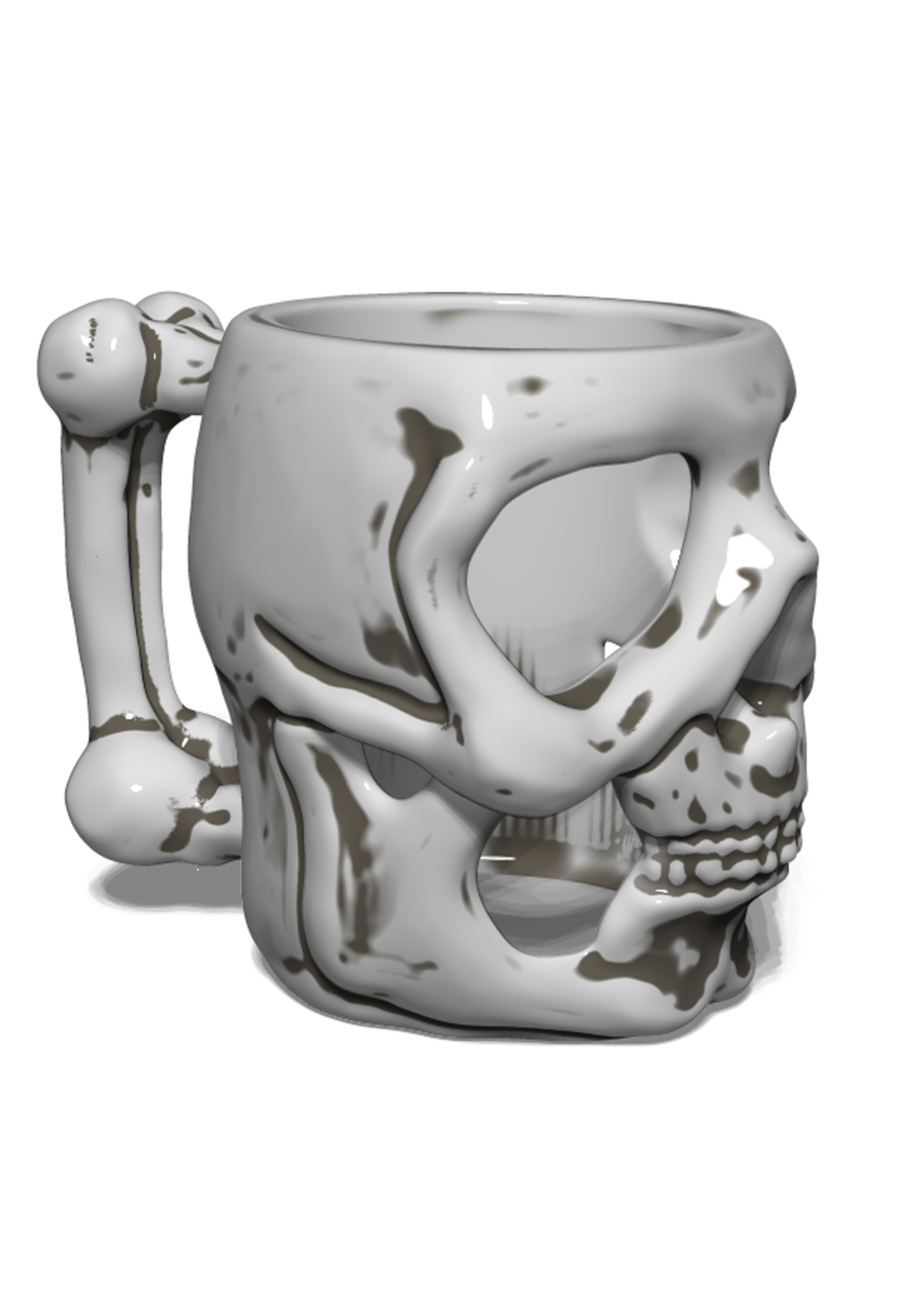 SKULL SODA CAN HOLDER
