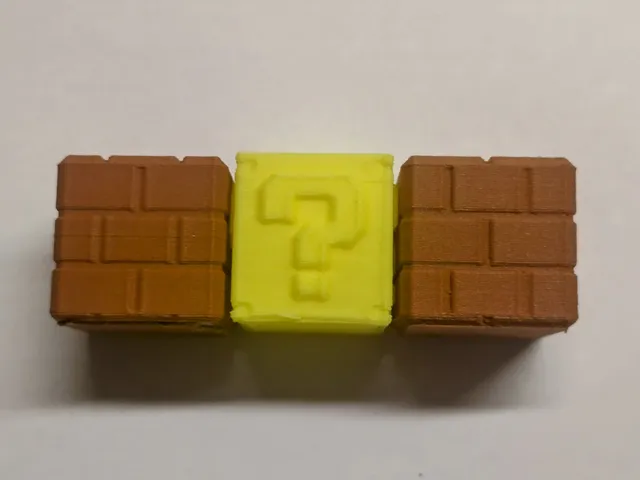 Mario Brick Calibration Cubes